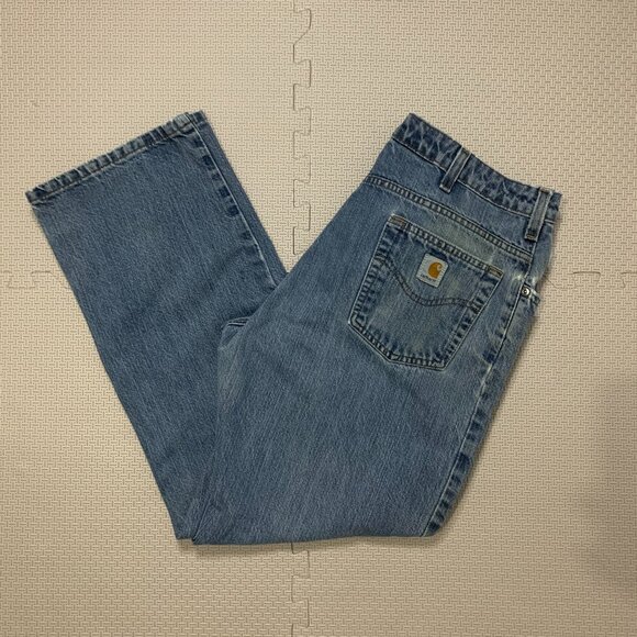 Vintage Y2K Carhartt Jeans 32x29 Original Workwear - Picture 1 of 10